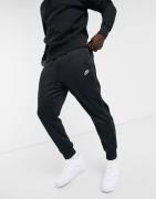Nike - Repeat Pack - Sorte joggingbukser i polystrik med logotape og stramme buksekanter