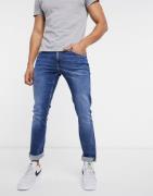 Calvin Klein Jeans - Slim Fit-jeans i Mid Wash-Blå