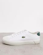 Lacoste - Gripshot - Sneakers i hvidgrøn læder