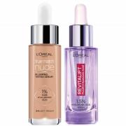 L'Oreal Paris Hyaluronic Acid Revitalift Filler Serum and True Match Tinted Serum Duo (Various Shades) - 7-8 Tan Deep
