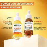 Garnier Vitamin C Day and Night Serum Set for Face, Anti-Dark Spots and Brightening 30ml