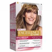 L'Oreal Paris Excellence Crème Permanent Hair Colour (Various Colours) - 7.1 Ash Blonde