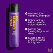 Matrix Color Obsessed Shampoo, Conditioner and Miracle Creator 20 Travel Size Bundle for Coloured Hair