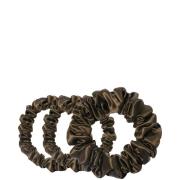 Slip Pure Silk Back To Basics Assorted Scrunchie Set (Various Colours) - Dark Brown