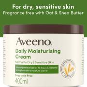 Aveeno Daily Moisturising Cream for Normal, Dry and Sensitive Skin 400ml