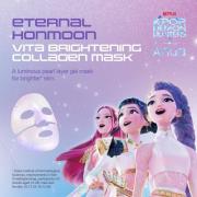 Anua K-Pop Demon Hunters Vita Brightening Ceramide Barrier Collagen Mask (4PC)