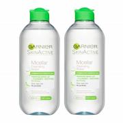 Garnier Micellar Water Facial Cleanser Combination Skin 400ml Duo Pack