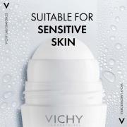 VICHY 48 Hour Intensive Anti-Perspirant Roll-on Deodorant Set for Sensitive Skin 4 x 50ml