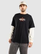 Welcome Starman Layered Knit Langærmet t-shirt sort