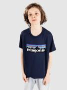 Patagonia P-6 Logo Kids T-shirt blå