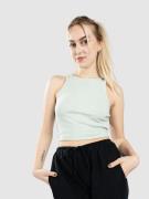 Urban Classics Organic Cropped Rib Tank top grøn