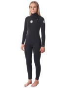 Rip Curl Dawn Patrol 4/3 GB Chest Zip Våddragt sort