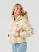 Rip Curl Anti-Series Surf Check Puffer Jakke hvid