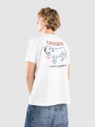 Fat Moose Danger Dog T-shirt hvid