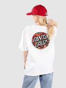 Santa Cruz Big Poppy Infill Dot T-shirt hvid