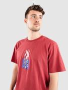 Poetic Collective Flames T-shirt rød