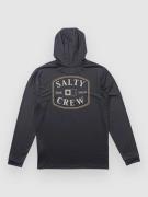 Salty Crew Capitals Hooded Longsleeve Lycra grå