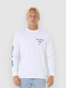 Rip Curl Fade Out Icon Langærmet t-shirt hvid