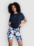 Roxy Heart Into It Biker Printed Shorts grå