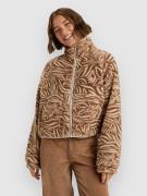 Roxy Blurry Cloud Print Fleecejakke mønster