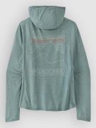 Patagonia Cap Cool Sun - Peak Visions Hættetrøje grå