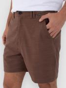 Hurley Phantom Slub 3/4 Waistband 18" Shorts brun