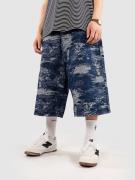 Blue Tomato Jacquard Denim Shorts blå