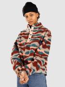 Blue Tomato Mountainscape Fleecepullover rød