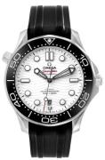 Omega Herreur 210.32.42.20.04.001 Seamaster Diver 300M Hvid/Gummi