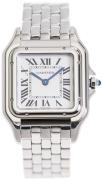 Cartier WSPN0015 Panthere de Hvid/Stål 27x37 mm