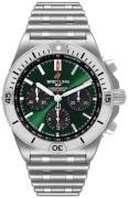 Breitling Herreur AB0134101L1A1 Chronomat B01 42 Grøn/Stål Ø42 mm