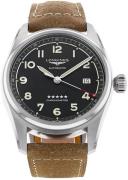 Longines Herreur L3.810.4.03.2 Spirit Grøn/Læder Ø40 mm