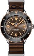 Breitling Herreur U103701A1Q1W1 Superocean Heritage 57 Brun/Tekstil