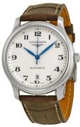 Longines Herreur L2.628.4.78.3 Master Hvid/Læder Ø38.5 mm