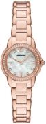 Emporio Armani Dameur AR11671 Mia Hvid/Rosaguldtonet stål Ø26 mm