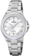 Festina Dameur F20700-1 Mademoiselle Sølvfarvet/Stål Ø33 mm