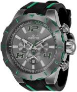 Invicta Herreur 35737 S1 Rally Grå/Gummi Ø52 mm