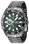 Invicta Herreur 29930 Pro Diver Grøn/Stål Ø46 mm