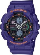 Casio Herreur GA-140-6AER G-Shock Sort/Resinplast Ø51.2 mm