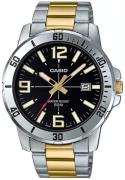 Casio Herreur MTP-VD01SG-1BVUDF Classic Sort/Stål Ø45 mm