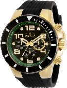 Invicta Herreur 30777 Sort/Gummi Ø50 mm