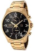 Invicta Herreur 0382 II Sort/Stål Ø50 mm