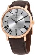 Tissot Herreur T122.407.36.033.00 Carson Sølvfarvet/Læder Ø40 mm