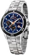 Festina Herreur F16296-2 Blå/Stål Ø42 mm