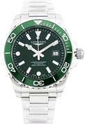 Longines Herreur L3.788.4.06.6 Hydroconquest Grøn/Stål Ø42 mm