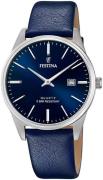 Festina Herreur F20512-3 Blå/Læder Ø39 mm