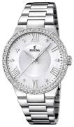Festina Dameur F16719-1 Hvid/Stål Ø36 mm