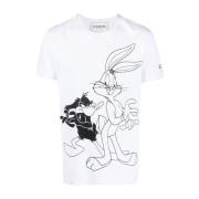 Bugs Bunny Cartoon Print T-Shirt