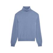 Turtleneck-sweater i 12-gauge cashmere og merino uld