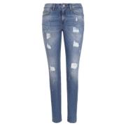 Perlebesatte Bottom Up Jeans